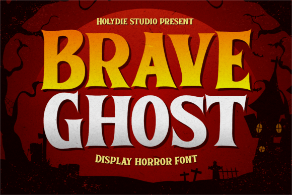 Brave Ghost: Bold Serif for Spooky Designs