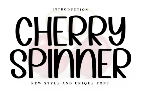 Cherry Spinner: A Bold, Playful Font for Creative Projects