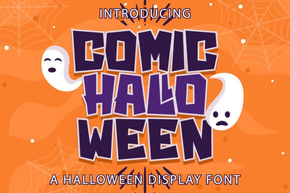 Comic Halloween: A Spooky Display Font for Creators