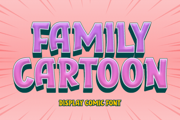 Family Cartoon: A Stylish Display Comic Font