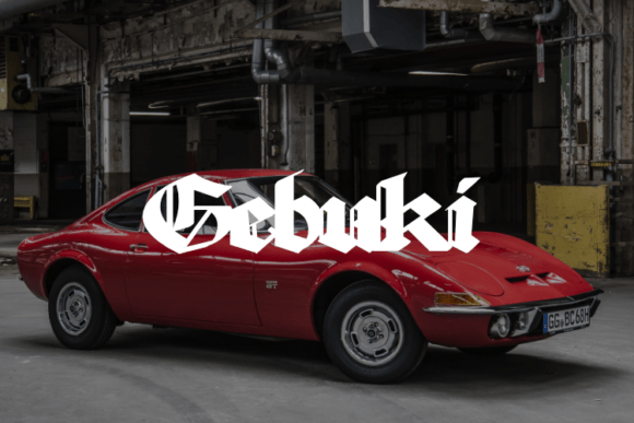Gebuki: A Versatile Font for Creative Designs
