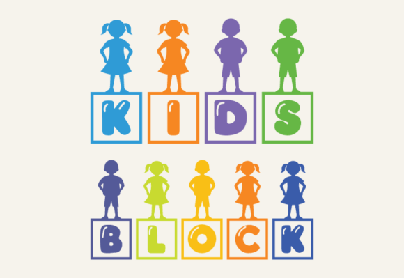 Kids Block: A Playful Typeface for Creative Projects