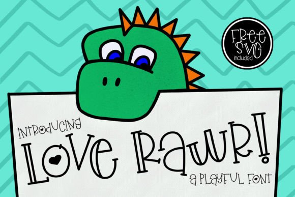 Love Rawr: A Playful Font for Creative Projects
