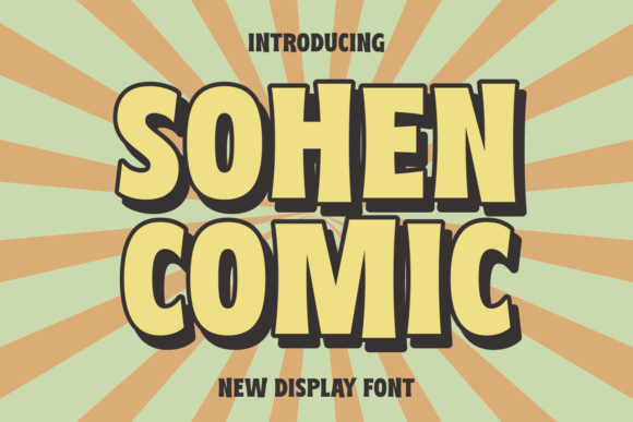 Sohen Comic: A Bold Display Font for Impactful Design