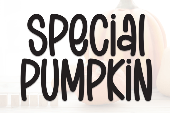Special Pumpkin: A Bold Handwritten Font for Playful Fall Designs