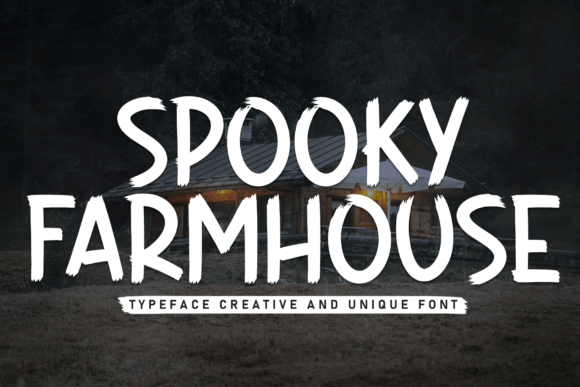 Spooky Farmhouse: A Playful Brush Font
