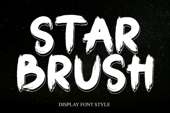 Star Brush: A Fresh, Casual Display Font for Modern Design