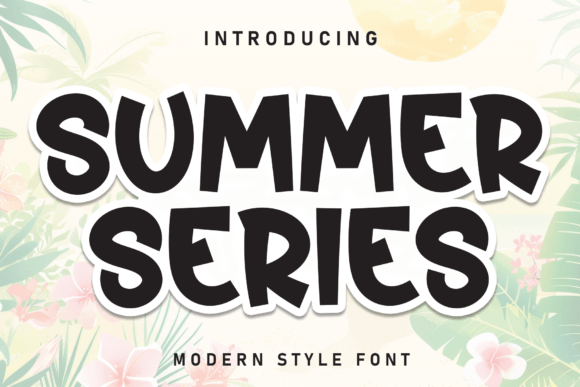 Summer Series: The Modern Display Font for Vibrant Seasonal Designs