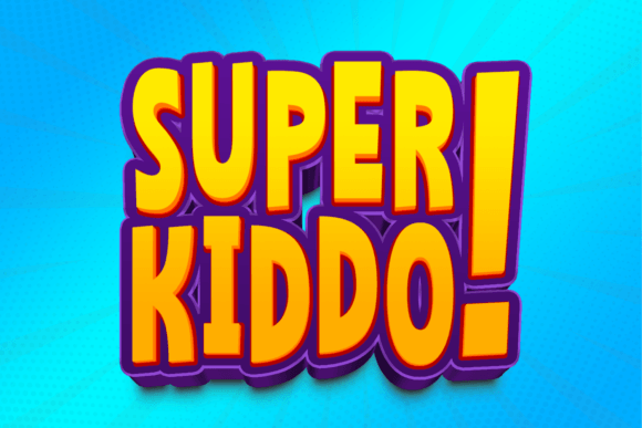 Super Kiddo: The Ultimate Playful Cartoon Font for Children’s Design