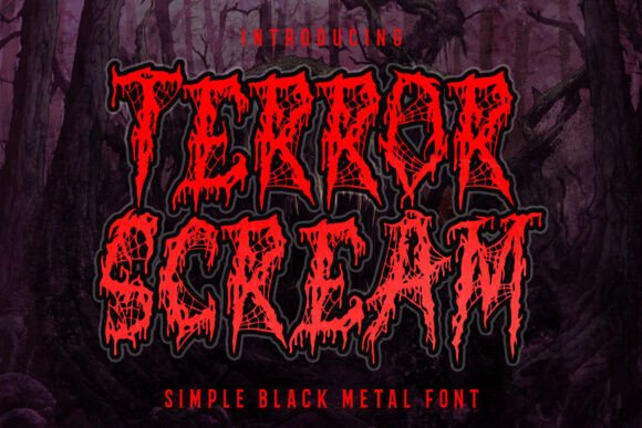 Terror Scream: The Ultimate Metal Typography