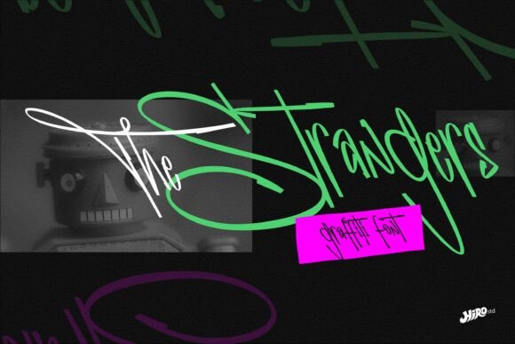 The Stranger: A Graffiti Font That Captures Urban Energy