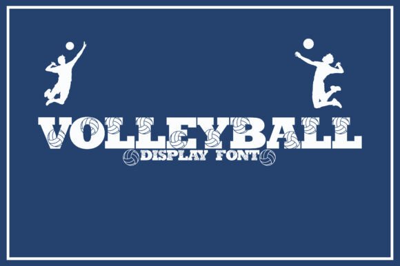 Volleyball: A Dynamic Decorative Display Font for Bold Designs