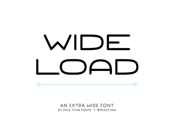 Wide Load: The Bold All-Caps Font for Impact